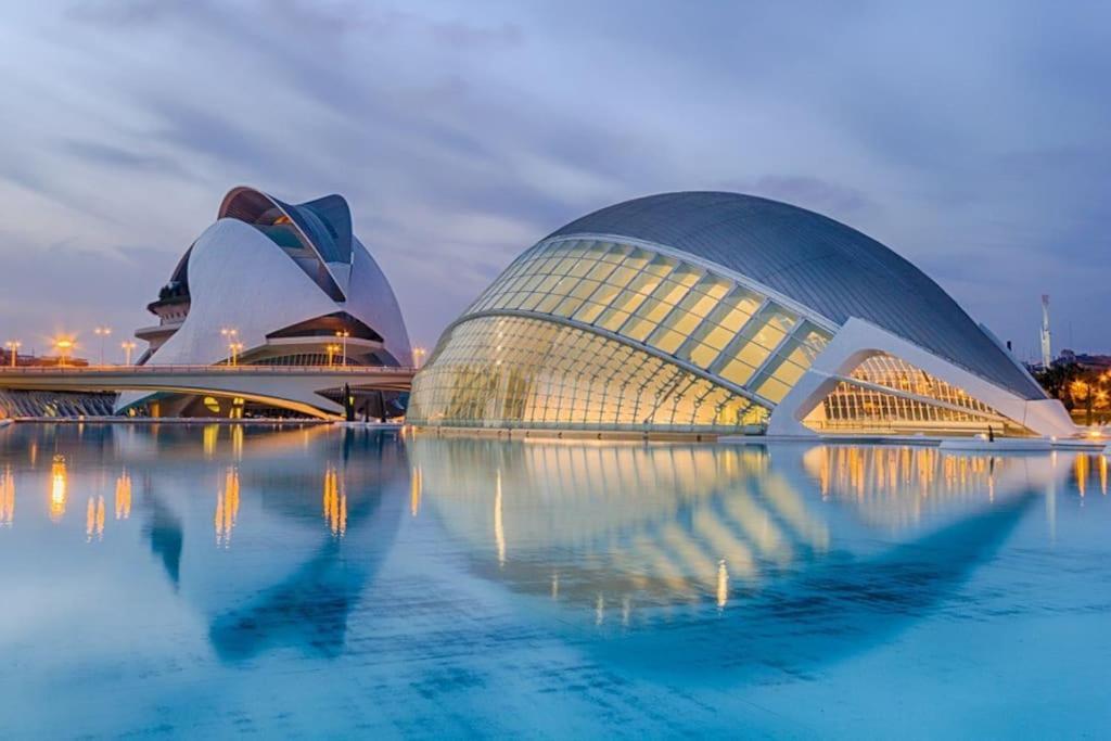 Valencia Las Artes Y Ciencias + Garaje + Netflix Экстерьер фото