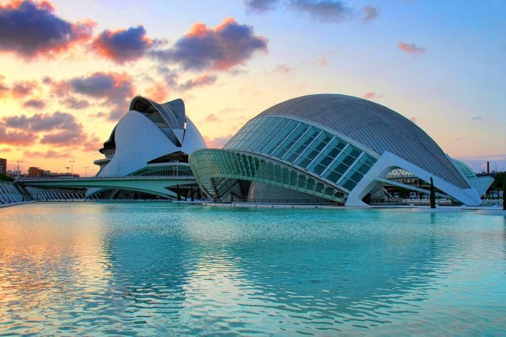 Valencia Las Artes Y Ciencias + Garaje + Netflix Экстерьер фото
